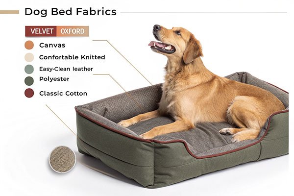 popular dog bed fabric types