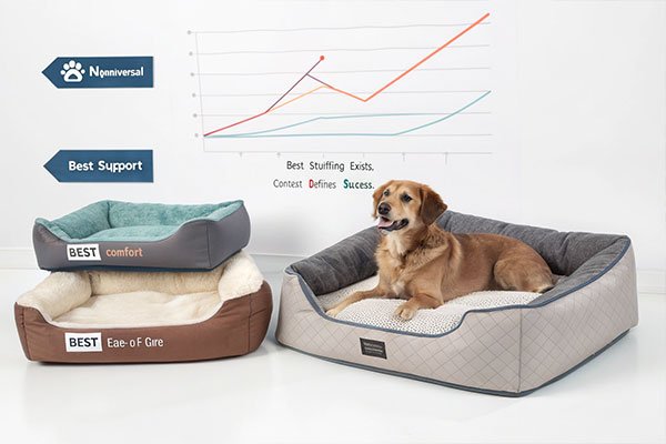 veterinarian discussing dog bed importance