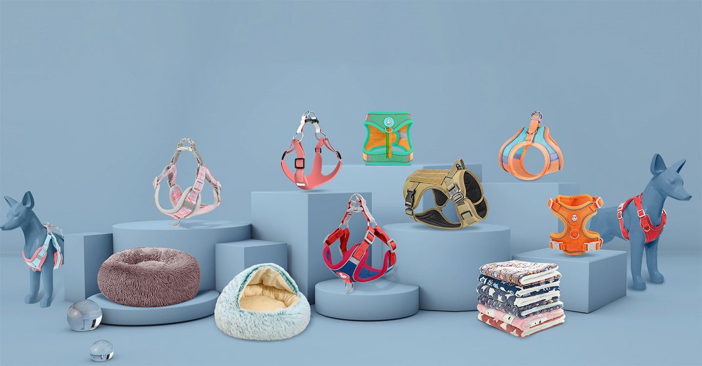 Premium Pet Supplies Manufacturing Background