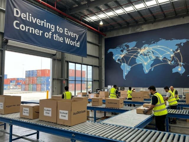Global delivery coverage map