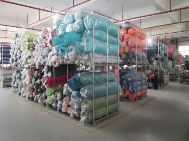 Premium pet product materials and fabric swatches