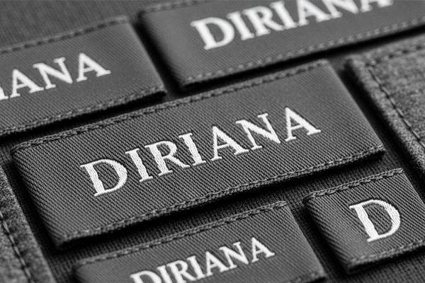 Custom woven labels for pet products