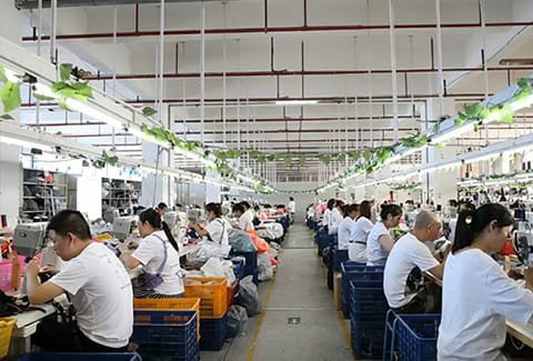 Sewing assembly line